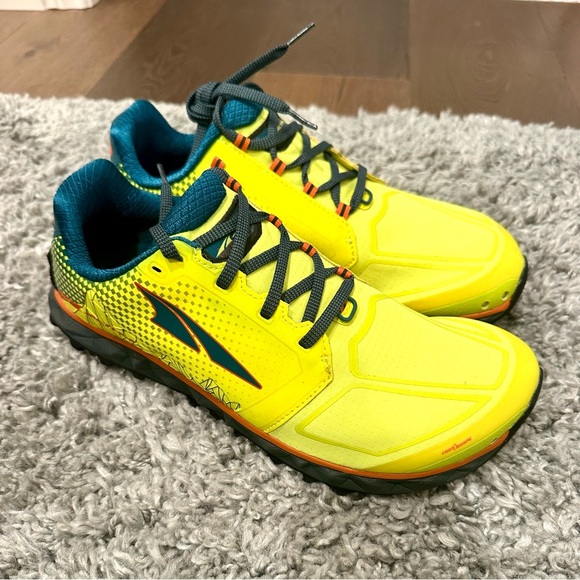 NWT Men’s Altra Superior 4 Yellow Trail Running Shoes SZ 10 - Picture 10 of 12